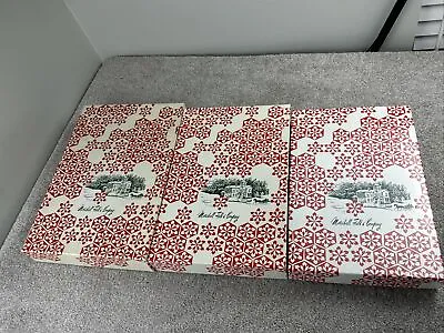 3 Vintage Marshall Field's Store Christmas Gift Boxes Snowflakes • $36.86