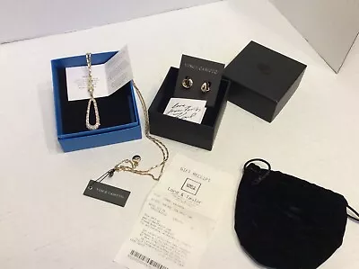 Vince Camuto Earrings Necklace & Pendant Rhinestones Lot New • $20