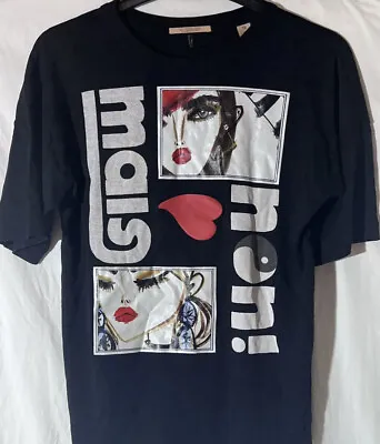 RETRO Scotch & Soda Maison Scotch Graphic Front Print T Shirt Fashion Paris Love • $18.64