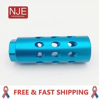 Muzzle Brake 2.7  Long Compensator1/2x28 For 9mm Ultra Light Blue • $16.99