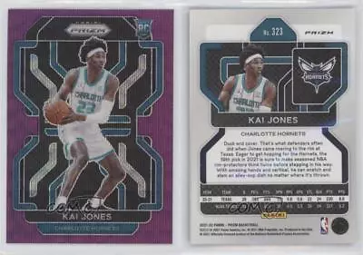 2021-22 Panini Prizm Purple Wave Prizm Kai Jones #323 Rookie RC • $1.12