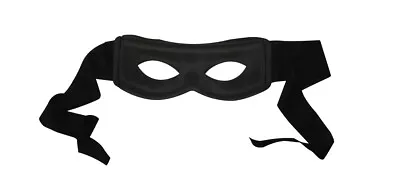 $6.54 • Buy Black Masquerade Half Zorro Eye Mask Bandit Superhero Ninja Lone Ranger Costume