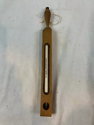 Vintage Dr. Forbes Bath Thermometer In Wood Case & Specification Chart 12  D845 • $89