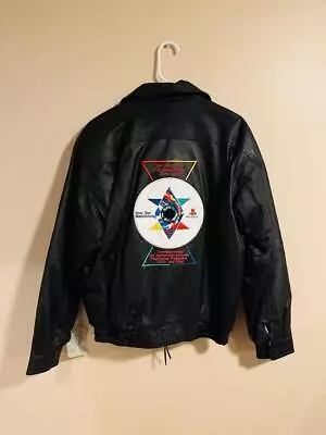 Sony PlayStation Leather Jacket By Burk's Bay 100 Millionth Disc Sale April 1998 • $124.99