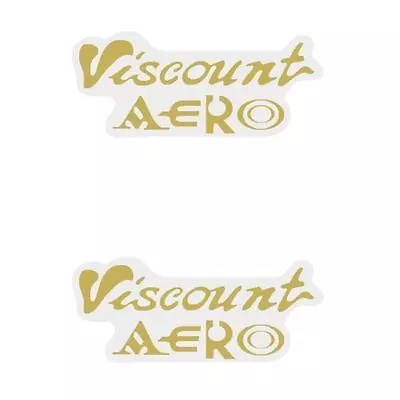 Viscount - Aero - Gold - Seat Decal Set • $8