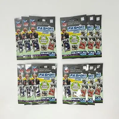 P.A. Sport NFL Series 2 Collectible Sport Stamps : Lot Of 12 Sealed Packs • $14.98