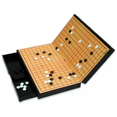 MYUNGIN Folding Magnetic Travel Go Weiqi Baduk Game Set Board Pieces With Drawer • $32.77