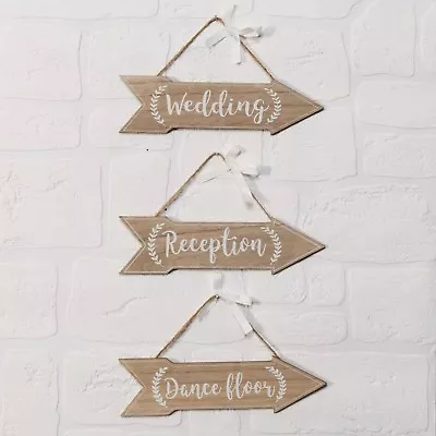 £7.95 • Buy Love Story Set Of 3 Arrows - Dance Reception Wedding