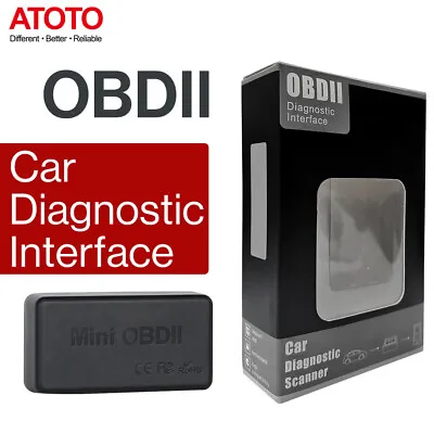 ATOTO Android Car Bluetooth OBD2 Scanner Code Reader Diagnostic Tool Elm 327 • £9.99