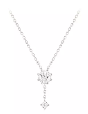 J.Estina Whitemond  Necklace JJLJNQ1BS302SW420 Silver 925 Rhodium Plated C.Z • $99.99