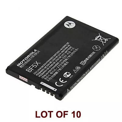 10 Motorola BF5X OEM Battery Lot Bravo MB520 Defy MB525 Droid 3 XT862  • $17.95