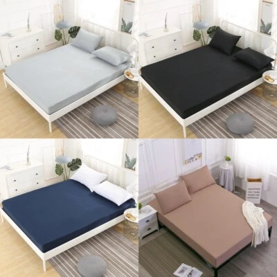 £19.19 • Buy Waterproof Mattress Protector Cover Pad Fitted Bed Sheet Single/Double/King Size