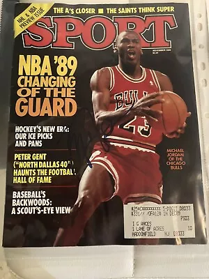 Michael Jordan Signed 1990 Sport Magazine - Beckett LOA • $2199.99