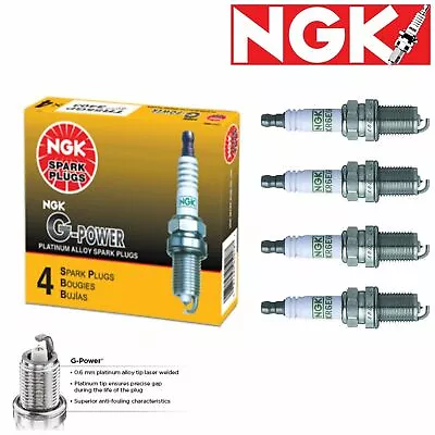 4 Pc NGK G-Power Spark Plugs 3142 GR45GP 3142 GR45GP Tune Up Kit Se Sj • $20.99