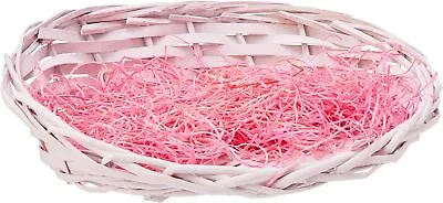 DIY Easter Basket Chick Ribbon Cellophane Self Fill Craft Kid Hamper Gift • £3.49