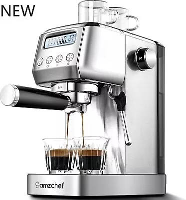 Amzchef Espresso Machines 20 Bar Espresso Macker With Milk FrotherNEW • $120