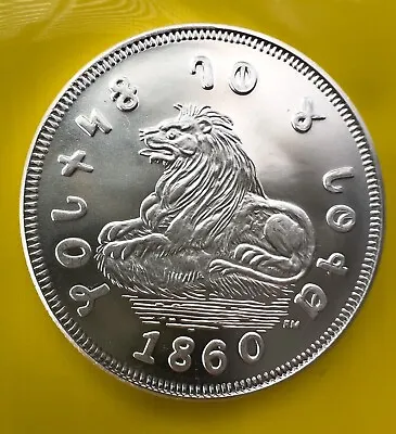Mormon LDS Collectible Lion Symbol Rust Coin 1 Oz .999 Fine Silver Coin RARE • $0.01