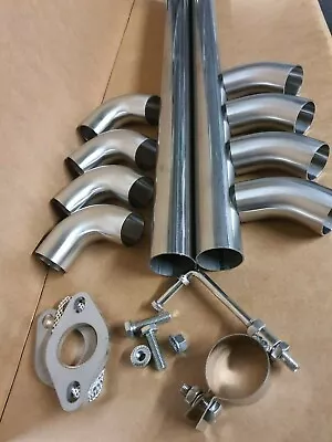 £133.98 • Buy Stainless Steel Exhaust Mandrel Bend Build Kit 45 90 Degree 1d Elbow Tubing 