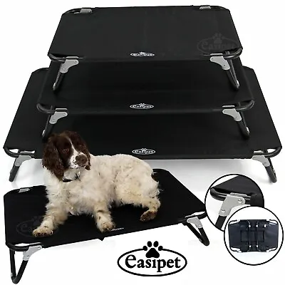 £27.99 • Buy Elevated Dog Bed Pet Cat Raised Folding Camping Cot Indoor Outdoor Waterproof  