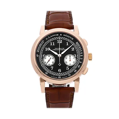 A. Lange & Sohne 1815 Flyback Chrono Manual Gold Mens Strap Watch 401.031 • $64950