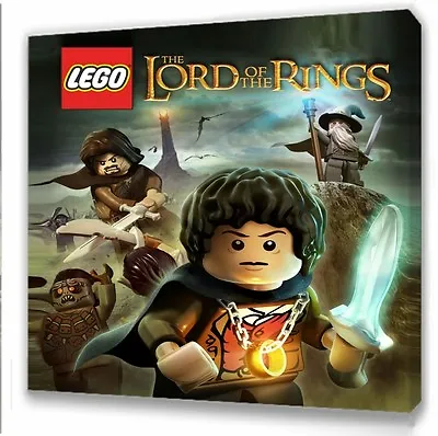 £7.49 • Buy Lego Lord Of The Rings Canvas 10 X10   Framed Picture II