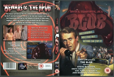 £1.99 • Buy Horror-The Blob-Steve McQueen-Region 2 DVD (1958 Film)-Digitally Remastered