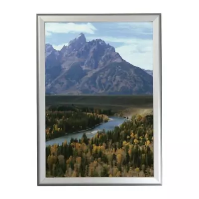 32mm Aluminium Poster Snap Clip Display Frame / Wall Hanging Photo Frame • £16.99