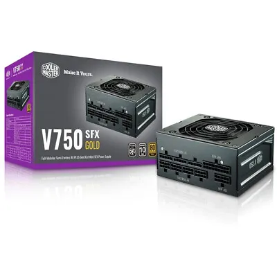 Cooler Master V SFX Gold 750W PSU Modular 80+ Gold Power Supply • £126.62