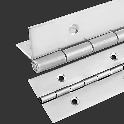 Stainless Steel Piano Hinge 0.060  / 1/16” Thick  Piano Hinge 2Pc 2  X 20   • $38.99