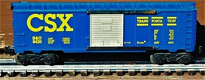 K-LINE #  K6420 CSX Box Car W / Opening Side Doors N. I. B. • $39.95