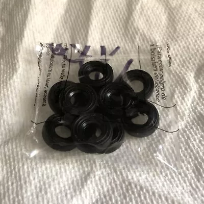 Vintage Lego Black Tyre Single Smooth Lot Of 10 - From Sets #6375 #7893 • $11.89