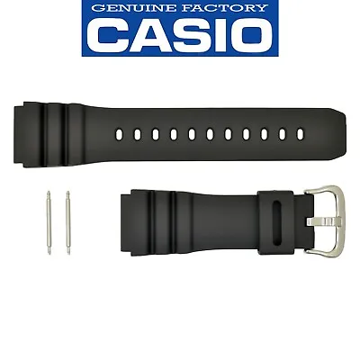 CASIO G-SHOCK Watch Band Strap Diver MDV-106-1AV MDV-106-7AV Black Rubber Rods • $53.77