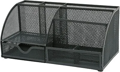 £13.95 • Buy Osco Mesh Desk Tidy Organiser In Choice Of Colours + Free Delivery
