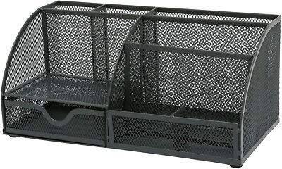 £13.95 • Buy Osco Mesh Desk Tidy Organiser In Choice Of Colours + Free Delivery