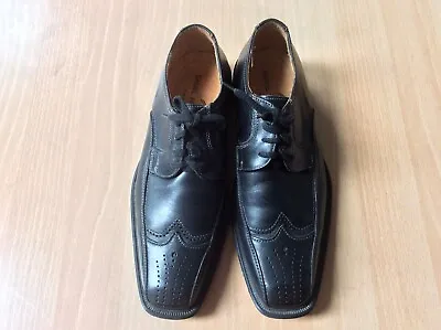 Daniel Hechter Men's Shoes - Black Leather - Size 42 (9) - Free Post! • £17.99