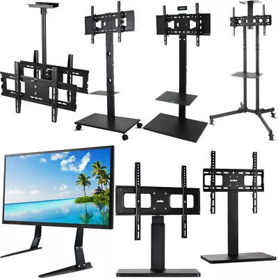 £56.96 • Buy Universal TV Entertainment Center Media Towers Floor TV Stand Table Bracket Pro