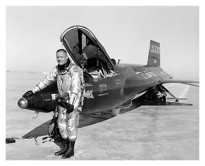 Neil Armstrong Astronaut Test Pilot  X-15 Aircraft Nasa 8x10 Photograph Reprint • $8.49