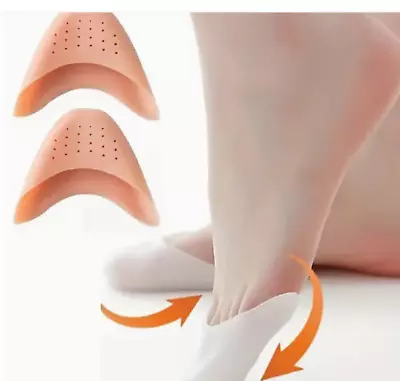 1 Pair Silicone Soft Gel Ballet/Dance Toe Protector Pad Cover Free Ship 3-5 Days • $4.95