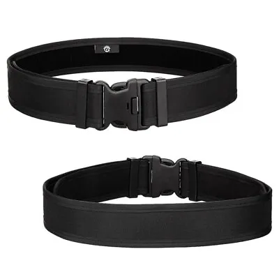 Men Tactical Combat Belt Adjustable Police Utility Belt With Heavy Duty Buckle • $15.19