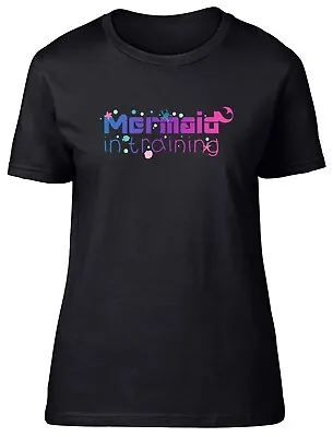 Mermaid In Training Womens T-Shirt Magic Magical Fairy Sailor Boat Ladies Tee • £8.99