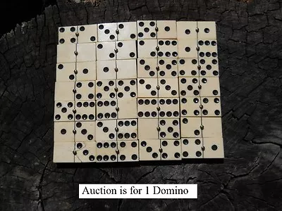 Old Rare Vintage Antique Civil War Relic Domino Game Piece Extremely Rare  • $15