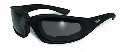 Kickback Foam Padded Motorcycle Sunglasses-24 Hour TRANSITION PHOTOCHROMIC LENS • $29.98