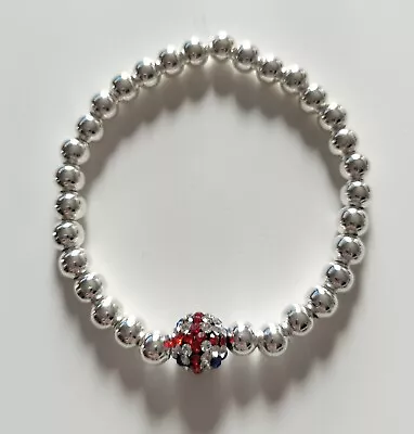 £3 • Buy King Charles III Coronation Union Flag Shamballa Bracelet Union Jack Rangers RFC