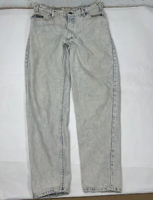 VTG 80s 90s Levis 550 Acid Wash Denim Jeans ORANGE TAB Distressed Worn 36x33 USA • $39.99