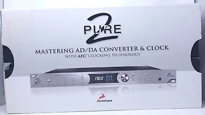 $1950 • Buy Antelope Audio Pure 2 - 2-Channel Mastering AD/DA Converter & Clock