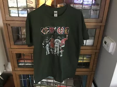 VTG CHICAGO Payton Jordan Santo Mikita SPORTS LEGENDS Green Gildan T-shirt SZ L • $32.39