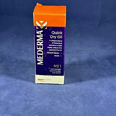 Mederma Quick Dry Oil For Scars / Stretch Marks / Uneven Tone/ Dry Skin 2oz • $12.96