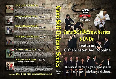 Cane Self Defense Series 6 Instructional DVDs • $89.95