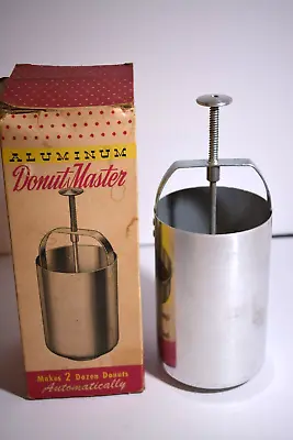 Vintage Aluminum Donut Master Maker In Box Model 180a DRM Corp • $14.95