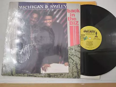 Michigan & Smiley – Back In The Biz- Vinyl LP  1990 • $14.99